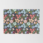 Meadow muse - night Rug Gallery Image 2