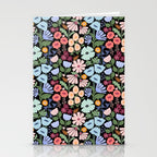 Meadow muse - night Stationery Card Gallery Image 2