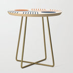 Mid Century Modern Geometric 199.2 in Navy Blue Orange Side Table Gallery Image 1