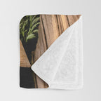 Forest Mountain Wanderlust Boardwalk - Nature Photography Throw Blanket Gallery Image 3