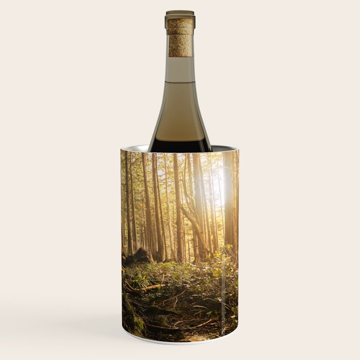 Forest Mountain Wanderlust Boardwalk - Nature Photography Wine Chiller Gallery Image 3