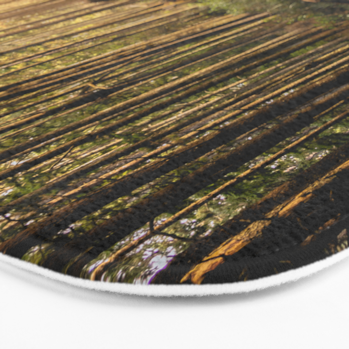 Forest Mountain Wanderlust Boardwalk - Nature Photography Bath Mat Gallery Image 3
