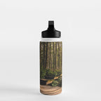 Forest Mountain Wanderlust Boardwalk - Nature Photography Water Bottle Gallery Image 3