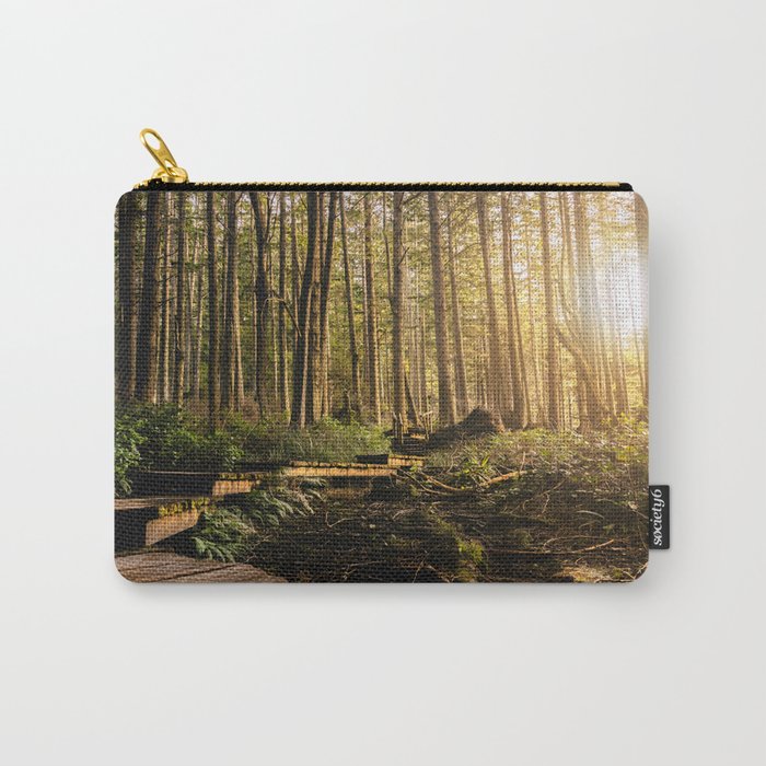 Forest Mountain Wanderlust Boardwalk - Nature Photography Carry All Pouch Gallery Image 1