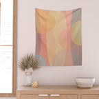 Pastel Abstract Wall Tapestry Gallery Image 2