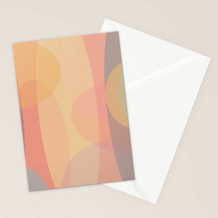 Pastel Abstract Stationery Card Gallery Image 2