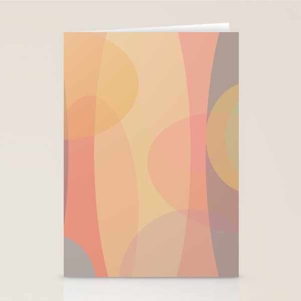 Pastel Abstract Stationery Card Gallery Image 2