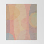 Pastel Abstract Throw Blanket Gallery Image 2