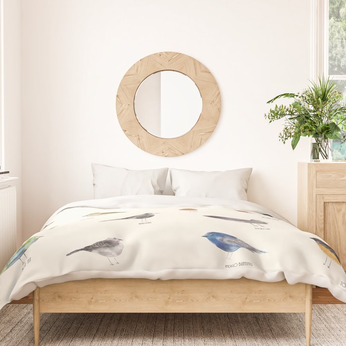 little nature birds Duvet Cover Gallery Image 3