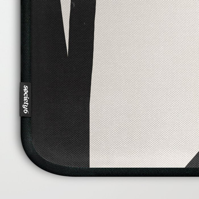 Abstract Flora - ochre Laptop Sleeve Gallery Image 3
