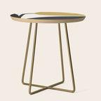 Abstract Flora - ochre Side Table Gallery Image 1