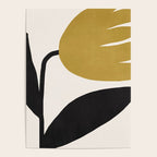 Abstract Flora - ochre Poster Gallery Image 4