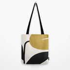 Abstract Flora - ochre Tote Bag Gallery Image 2