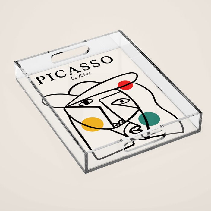 The Dream II | Pablo Picasso - Le Reve Acrylic Tray Gallery Image 1