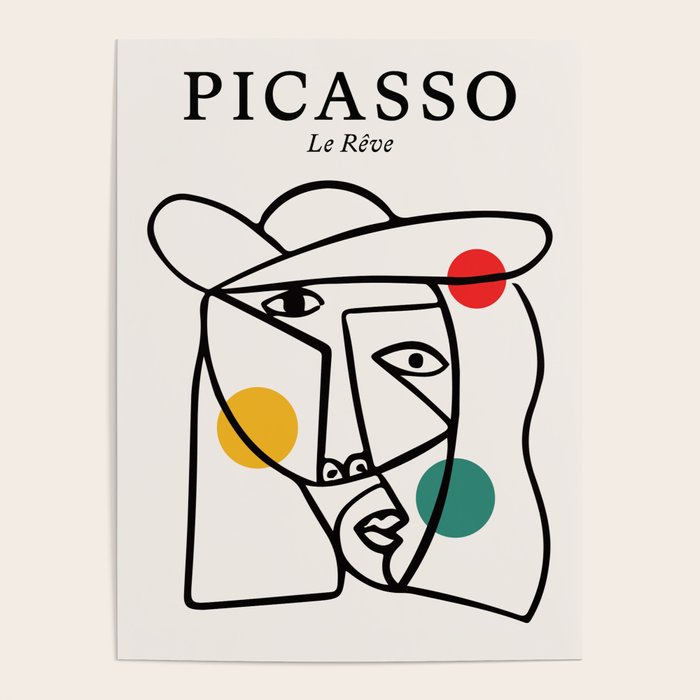 The Dream II | Pablo Picasso - Le Reve Poster Gallery Image 4
