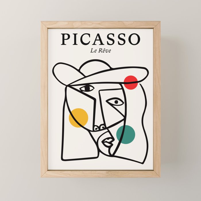 The Dream II | Pablo Picasso - Le Reve Mini Art Print Gallery Image 1