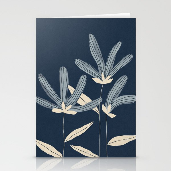 Three Flowers Stationery Card Gallery Image 2