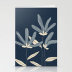 Three Flowers Stationery Card Gallery Image 2