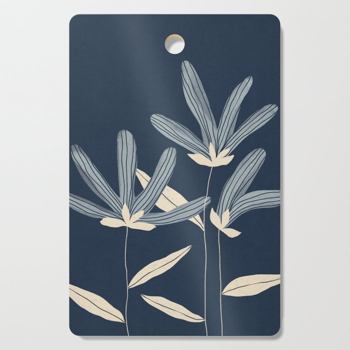 Three Flowers Cutting Board Gallery Image 1