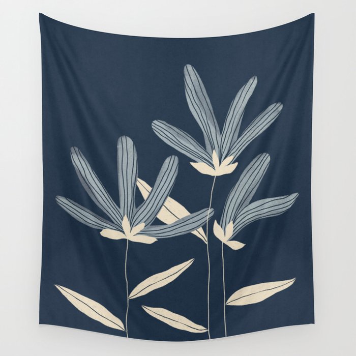Three Flowers Wall Tapestry Gallery Image 4