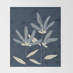 Three Flowers Throw Blanket Gallery Image 2