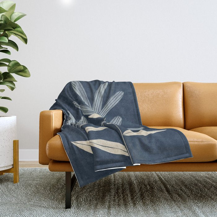 Three Flowers Throw Blanket Gallery Image 1