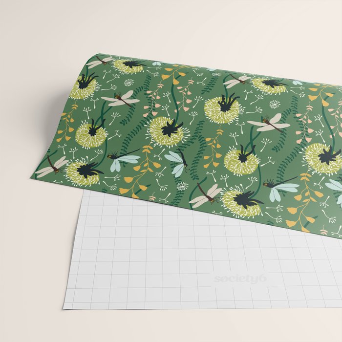 Dandelion Day - Meadow Wrapping Paper Gallery Image 2