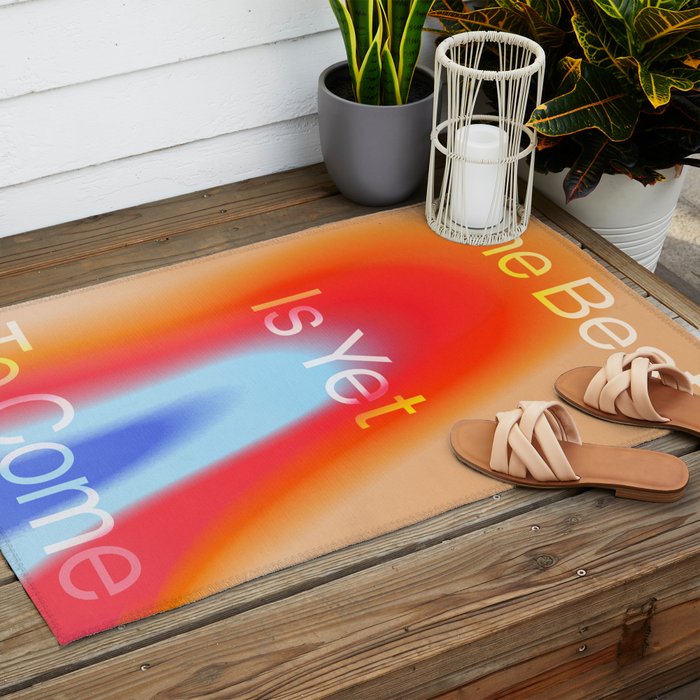 The Best is Yet To Come Outdoor Rug Gallery Image 2