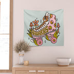 Aquarius Roller Skate Wall Tapestry Gallery Image 2