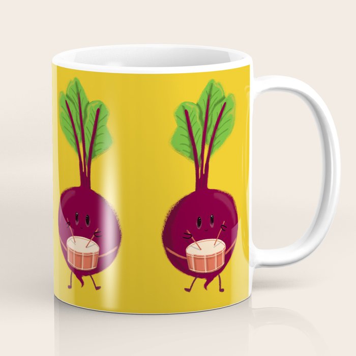 Beet's drum beat Coffee Mug Gallery Image 1