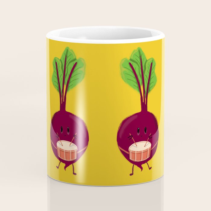 Beet's drum beat Coffee Mug Gallery Image 4