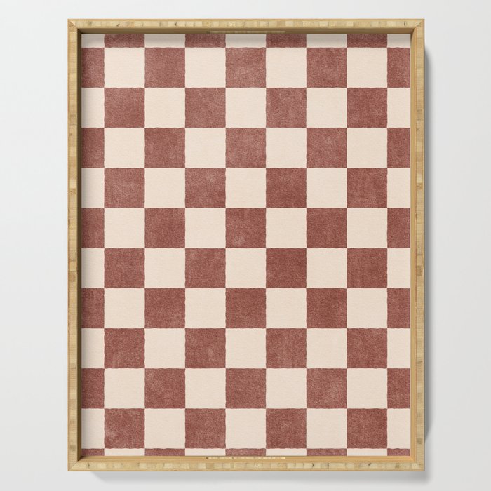 CHECKER - 001 - Clove Serving Tray Gallery Image 1