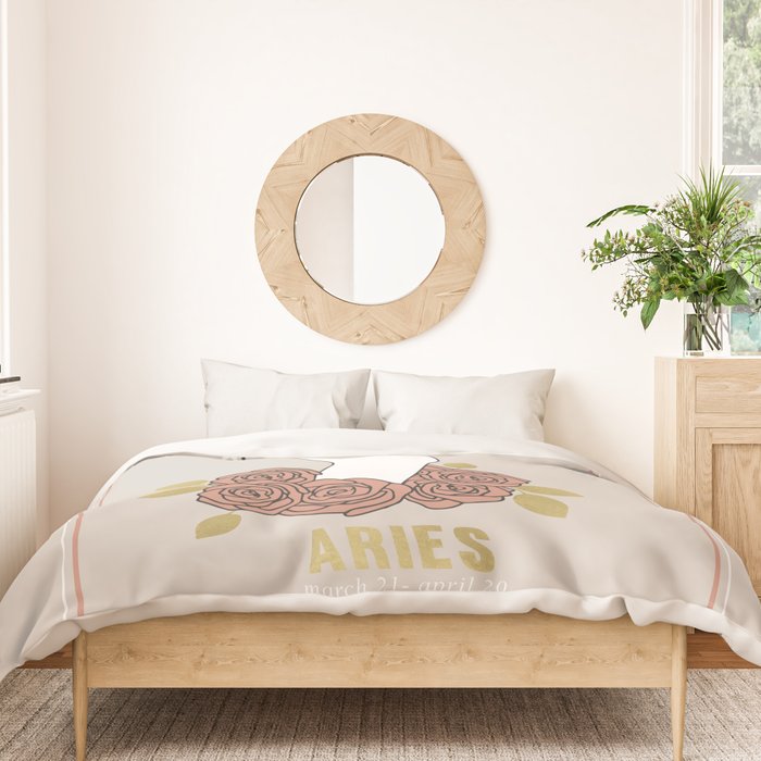 Aries Zodiac Series Duvet Cover Gallery Image 3