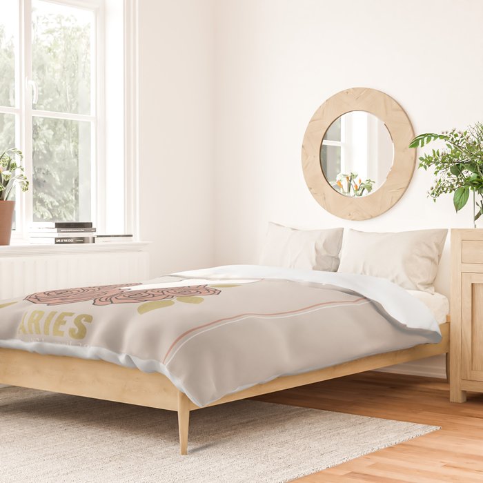 Aries Zodiac Series Duvet Cover Gallery Image 2