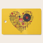 Music in every heartbeat Cutting Board Gallery Image 1
