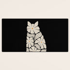Cat and Plant 83 Desk Mat Gallery Image 3