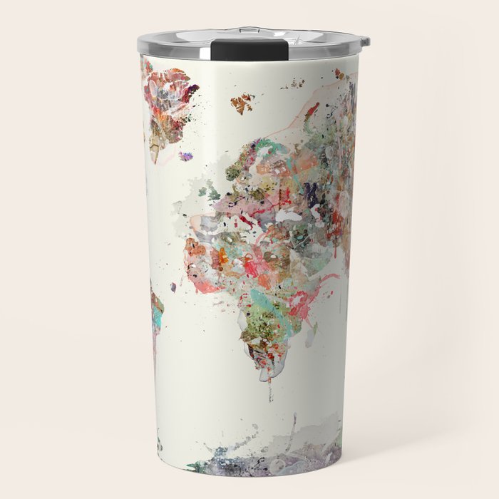 world map Travel Mug Gallery Image 1
