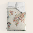 world map Comforter Gallery Image 6