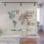 world map Wall Mural Gallery Image 1
