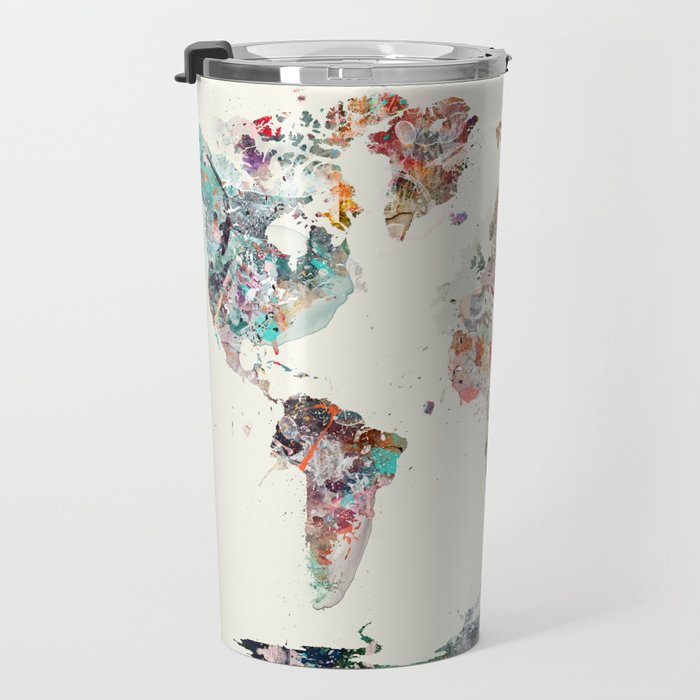 world map Travel Mug Gallery Image 3