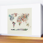 world map Wall Mural Gallery Image 2