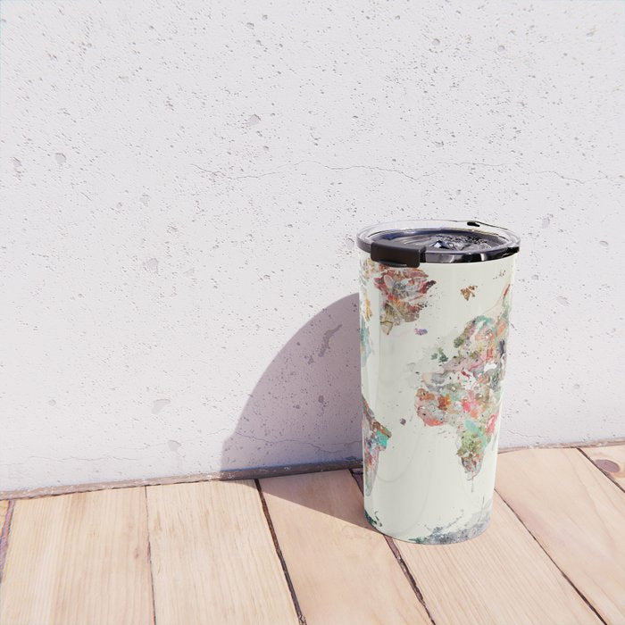 world map Travel Mug Gallery Image 4