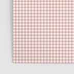 Blush Pink and White Gingham Check Poster Gallery Image 3