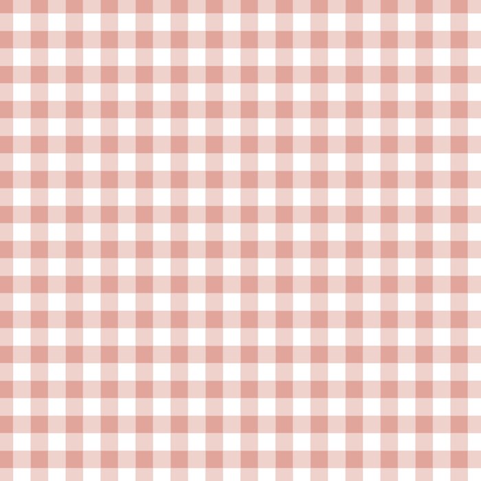 Blush Pink and White Gingham Check Coffee Mug Gallery Image 2