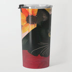Black Cat Travel Mug Gallery Image 3