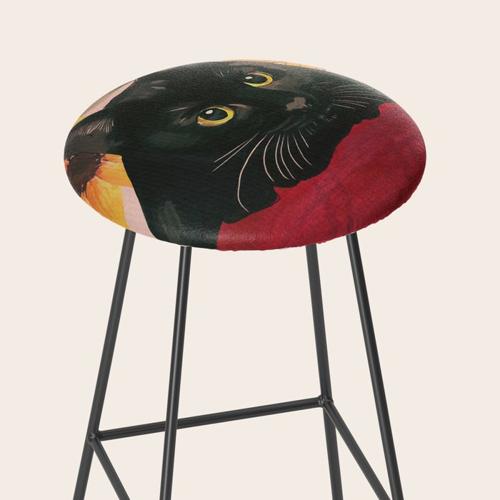 Black Cat Stool Gallery Image 2