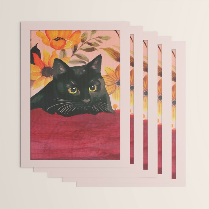 Black Cat Wrapping Paper Gallery Image 3