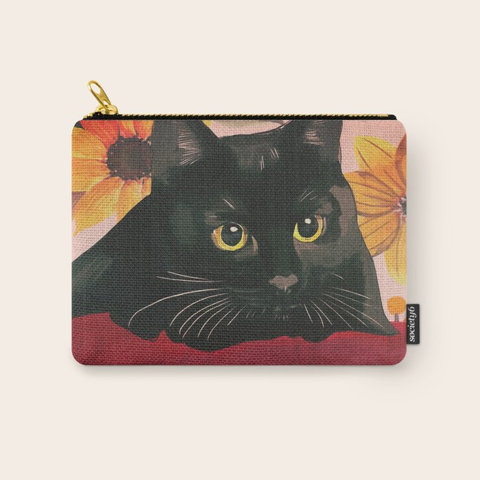 Black Cat Carry All Pouch Gallery Image 1