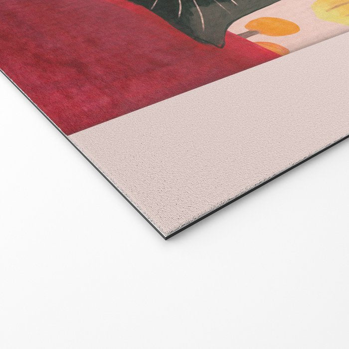 Black Cat Welcome Mat Gallery Image 2