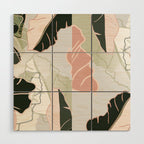 leaves Wood Wall Art Gallery Image 1
